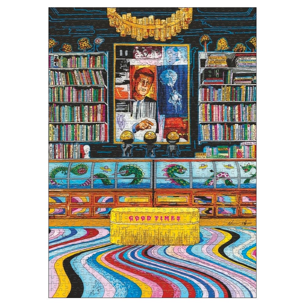 HEYE Cartoon Home Room With President, Pussel, 1000 bitar, Heye