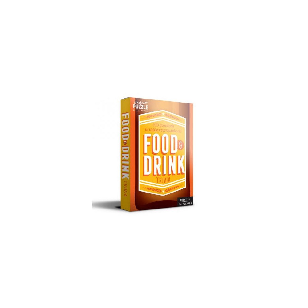 Professor Puzzle Food & Drink Mini Quiz (English)