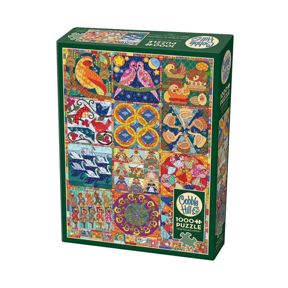 Cobble Hill Twelve Days of Christmas Quilt (1000 b)