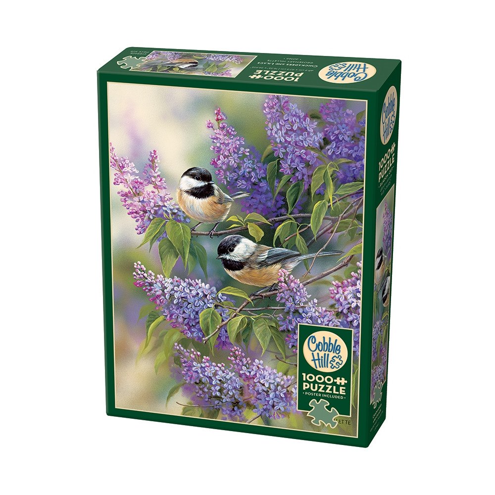 Cobble Hill Chickadees and Lilacs (1000 b)