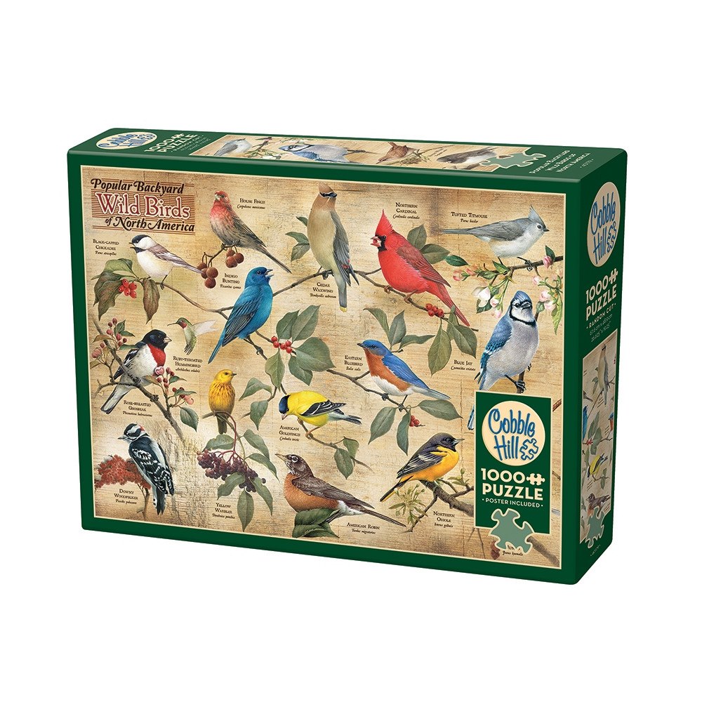 Cobble Hill Popular Backyard Wild Birds of North America (1000 b)