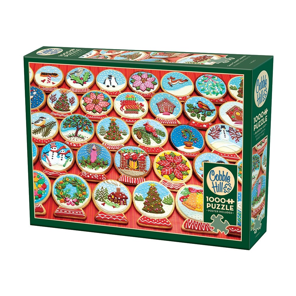 Cobble Hill Snow Globe Cookies (1000 b)