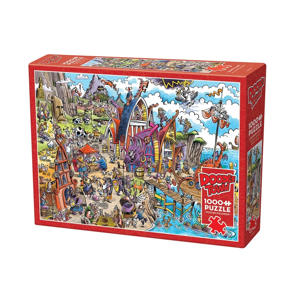 Cobble Hill DoodleTown: Viking Village (1000 b)