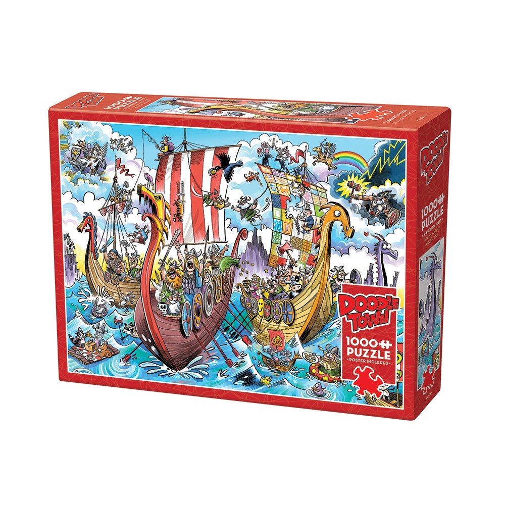 Cobble Hill DoodleTown: Viking Voyage (1000 b)