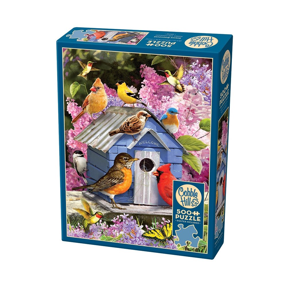 Cobble Hill Spring Birdhouse (500 b) Cobble & Hill