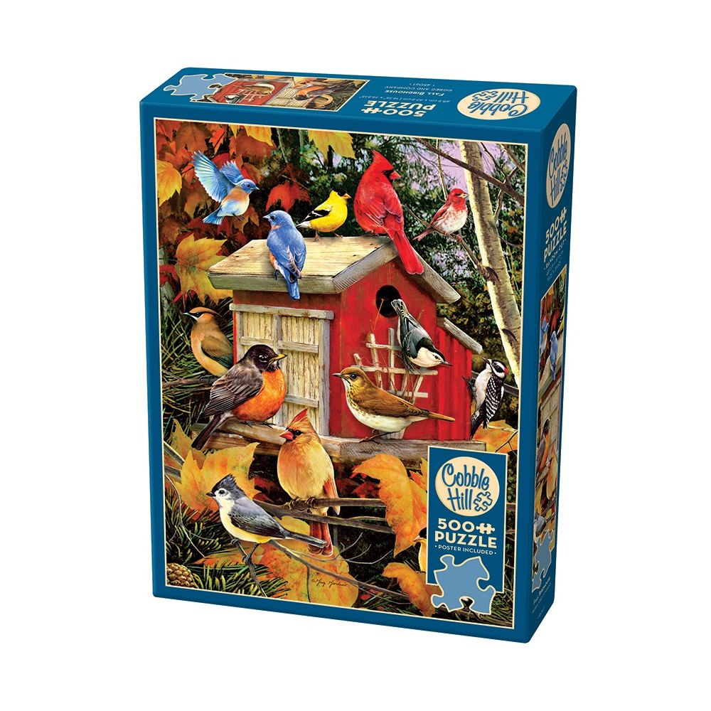 Cobble Hill Fall Birdhouse (500 b) Cobble & Hill