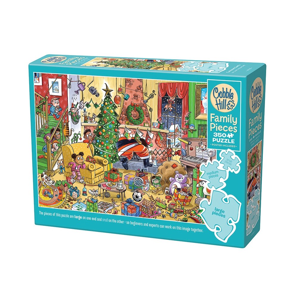 Cobble Hill Catching Santa (Family 350b)