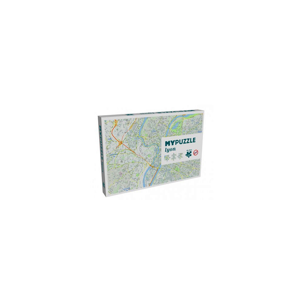 HELVETIQ Lyon citymap 1000 bitar