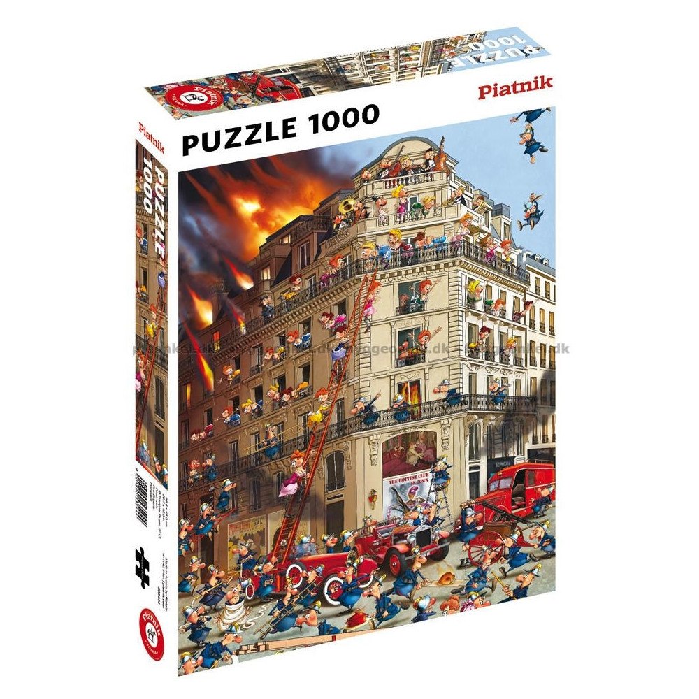 Piatnik Humor Ruyer Brandkåren, Pussel, 1000 bitar, Piatnik