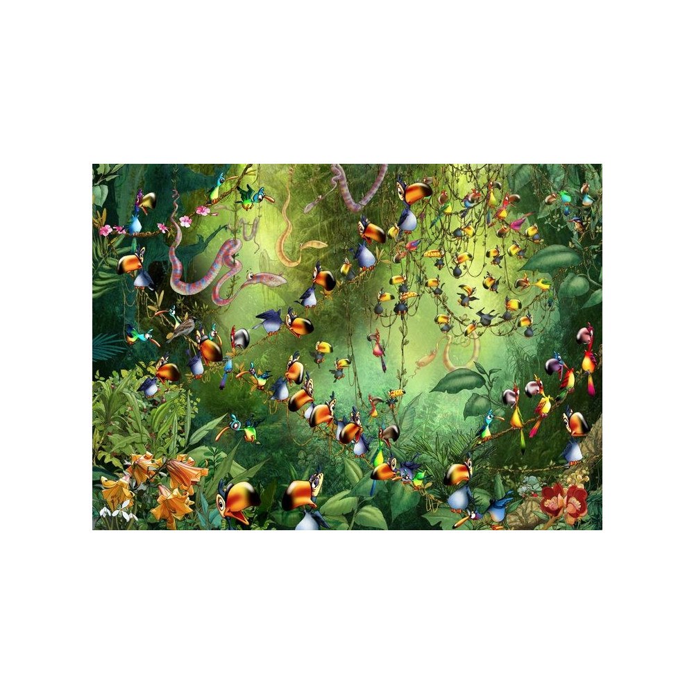 Piatnik Humor Ruyer Djungel, Pussel, 1000 bitar, Piatnik