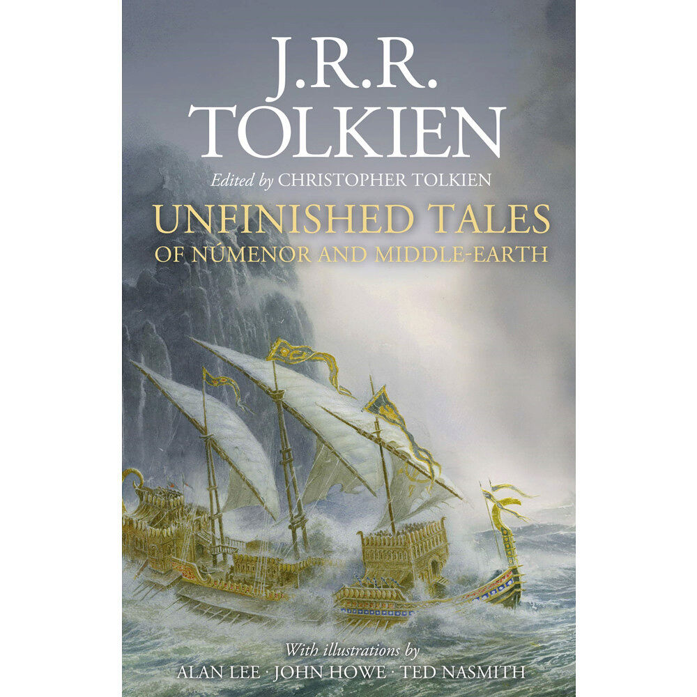 J. R. R. Tolkien Unfinished Tales Illustrated edition (inbunden) (Skadad)