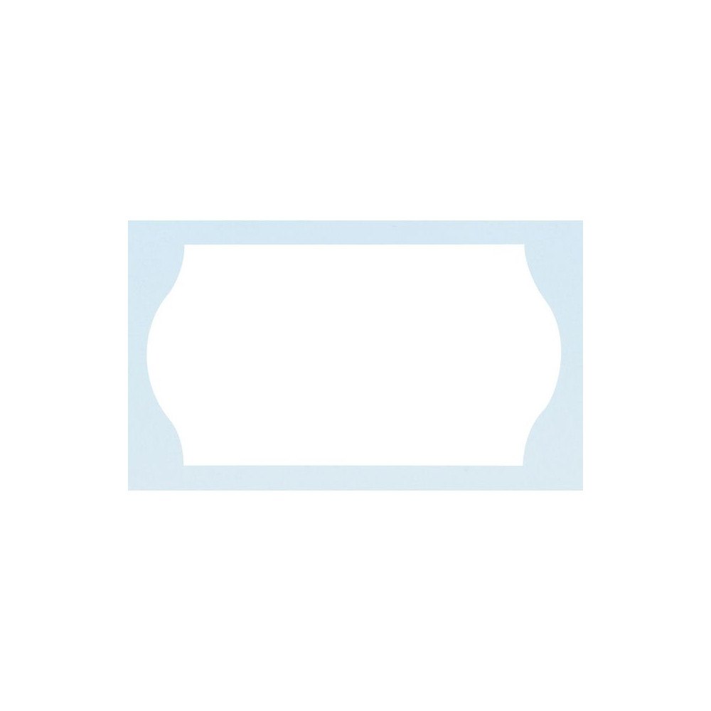 No Brand Etikett 22x12mm Vit G1 7000/fp