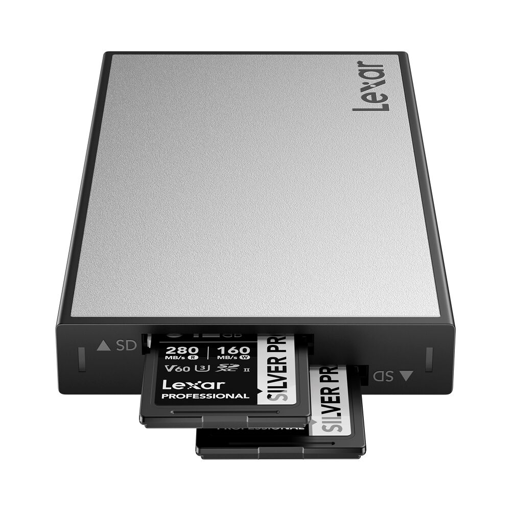 LEXAR Lexar Professional Workflow USB 3.2 Gen2 Reader, UHS-II, support Dual slot SD