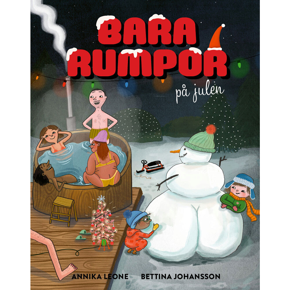 Lilla Piratförlaget Bara rumpor på julen (inbunden)