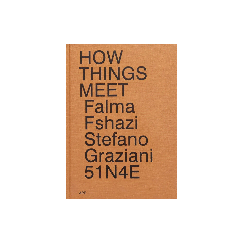 APE How Things Meet 51N4E Stefano Graziani Falma Fshazi (häftad, eng)