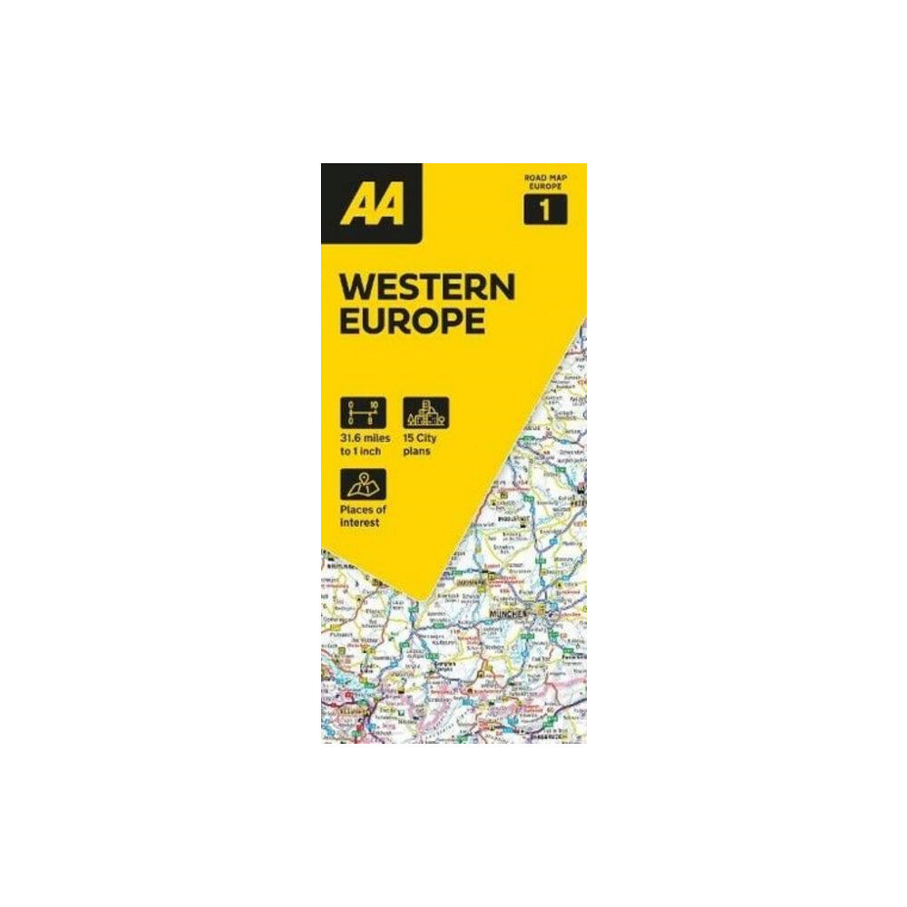 AA Publishing AA Road Map Western Europe