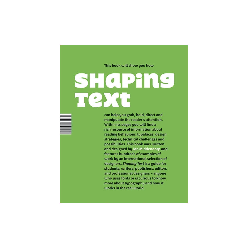 BIS Publishers B.V. Shaping Text (häftad, eng)