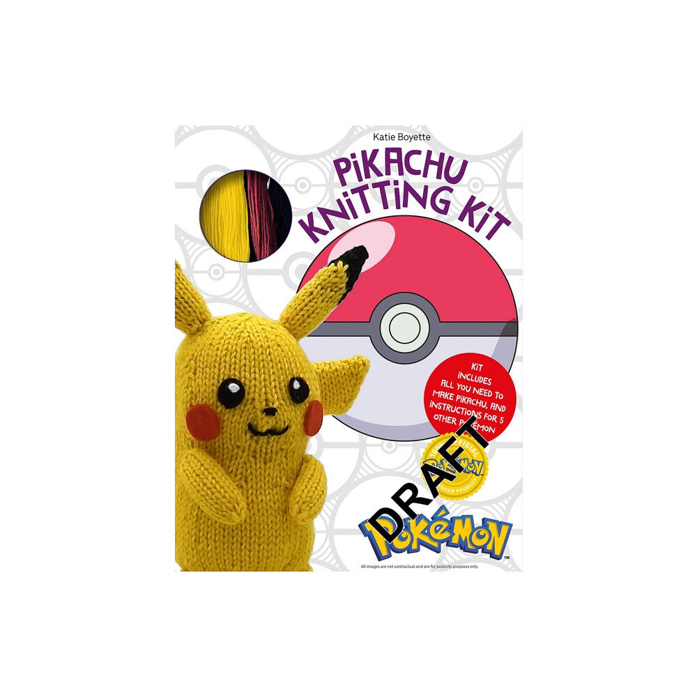 David & Charles PokeMon Knitting Pikachu Kit (häftad, eng)