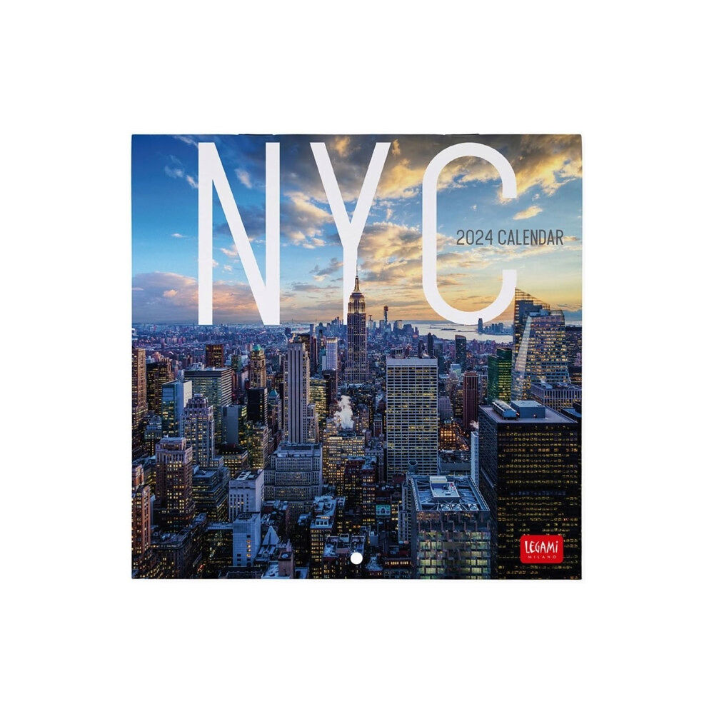 LEGAMI WALL CALENDARS - 2024 WALL CALENDAR - NEW YORK- 18X18 - CITIES (häftad, eng)