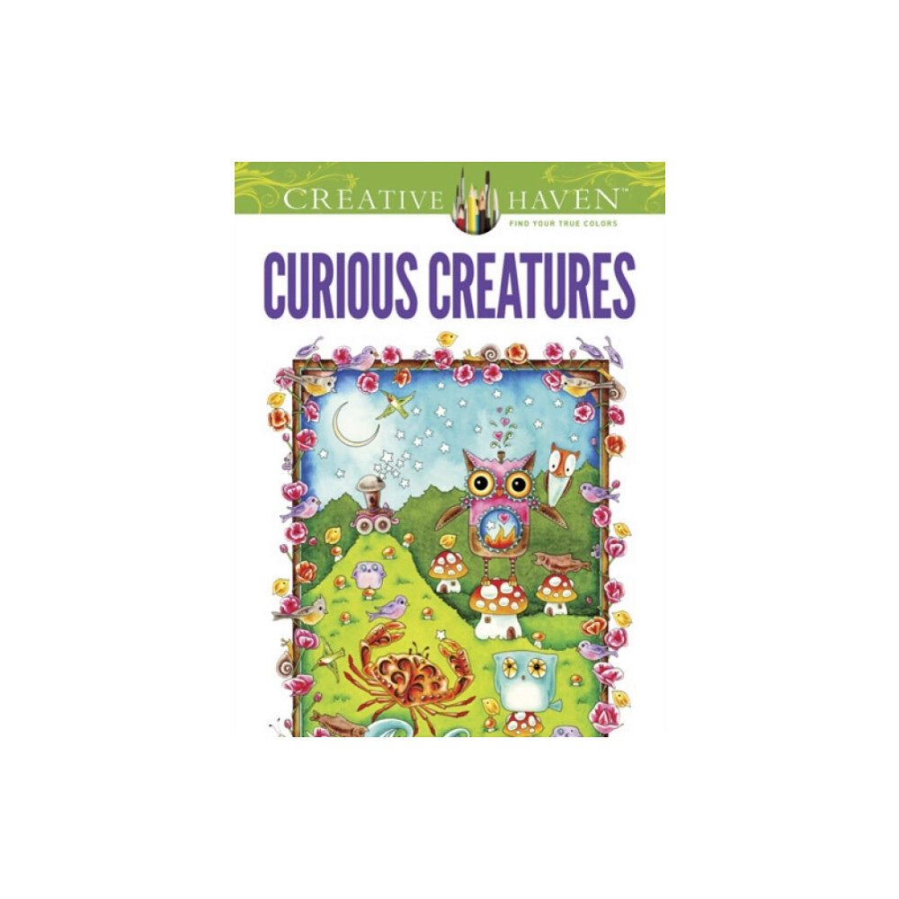 Dover publications inc. Creative Haven Curious Creatures Coloring Book (häftad, eng)