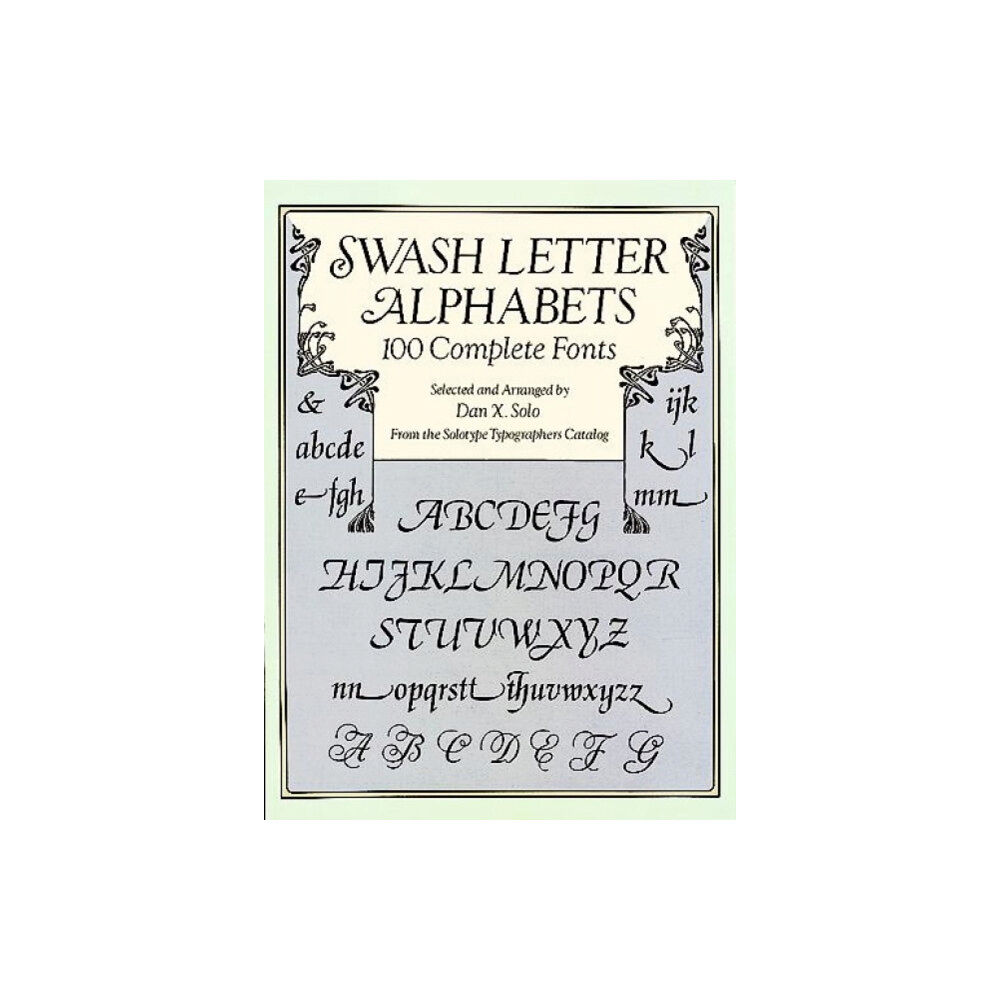 Dover publications inc. Swash Letter Alphabets (häftad, eng)