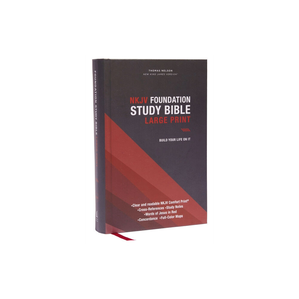 Thomas nelson publishers NKJV, Foundation Study Bible, Large Print, Hardcover, Red Letter, Comfort Print (inbunden, eng)