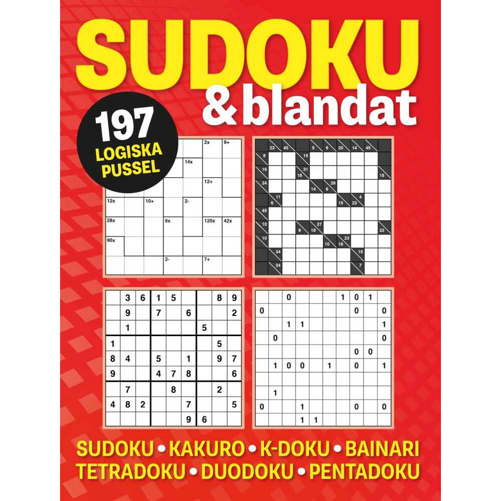 Tukan Förlag Sudoku & blandat (röd) (häftad)