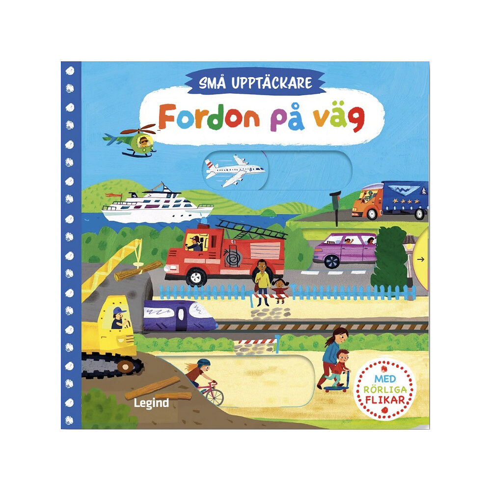 Campbell Books Små upptäckare : Fordon på väg - med rörliga flikar (bok, board book)