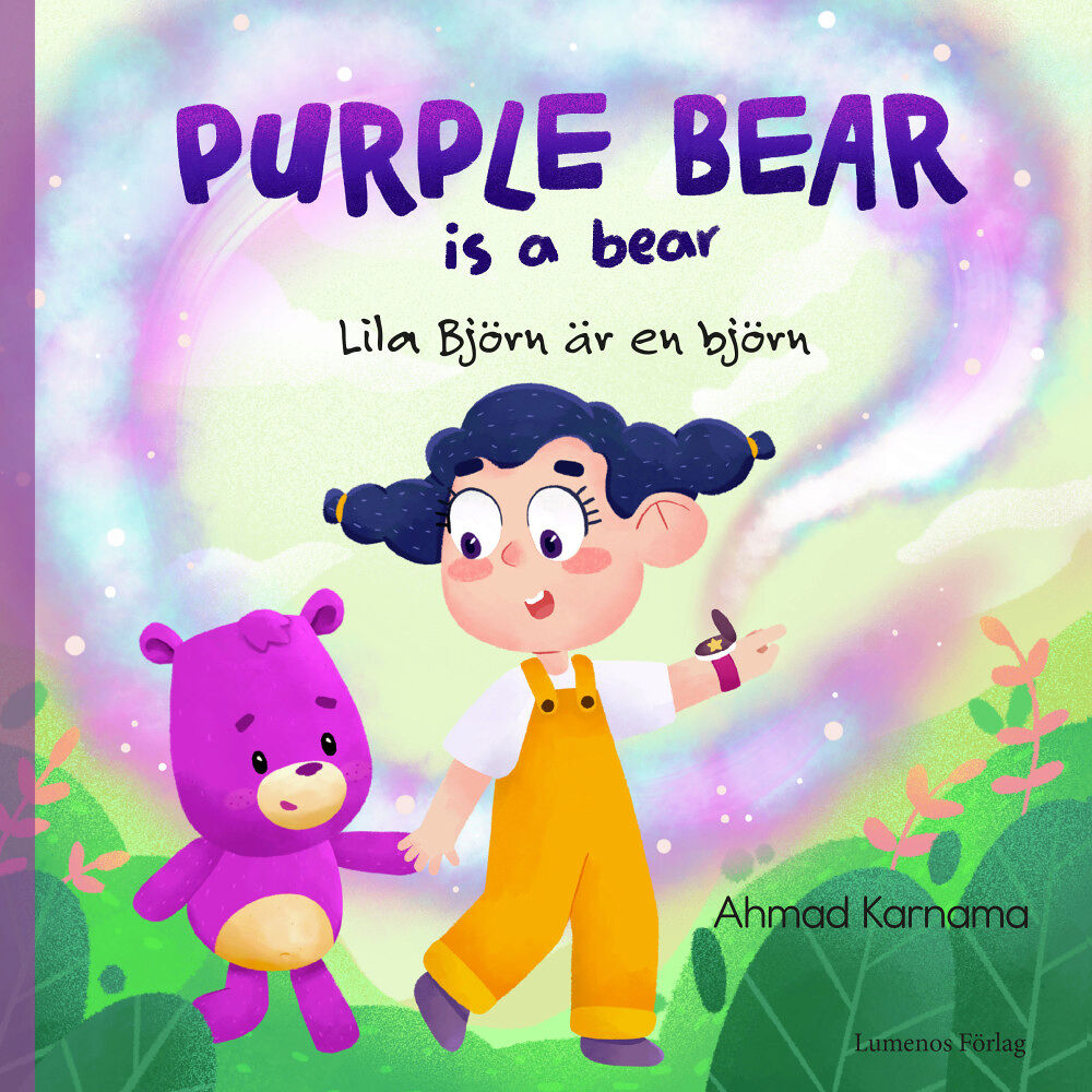 Lumenos Förlag Purple Bear is a bear : Lila Björn är en björn (inbunden, eng)