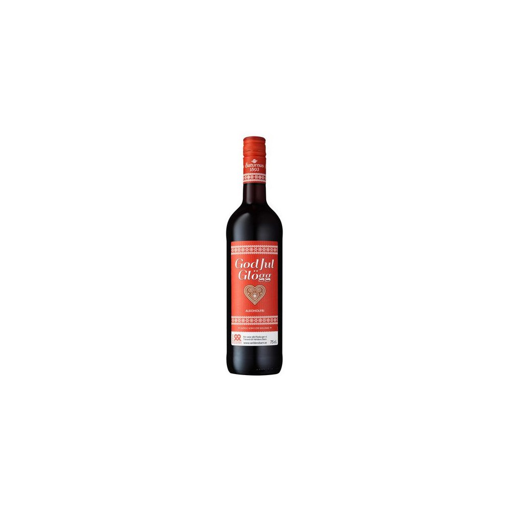 SATURNUS Glögg SATURNUS God Jul röd alk.fri 75cl