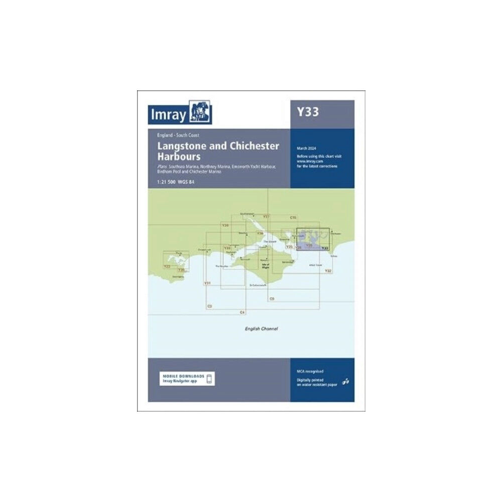 Imray, Laurie, Norie & Wilson Ltd Imray Chart Y33