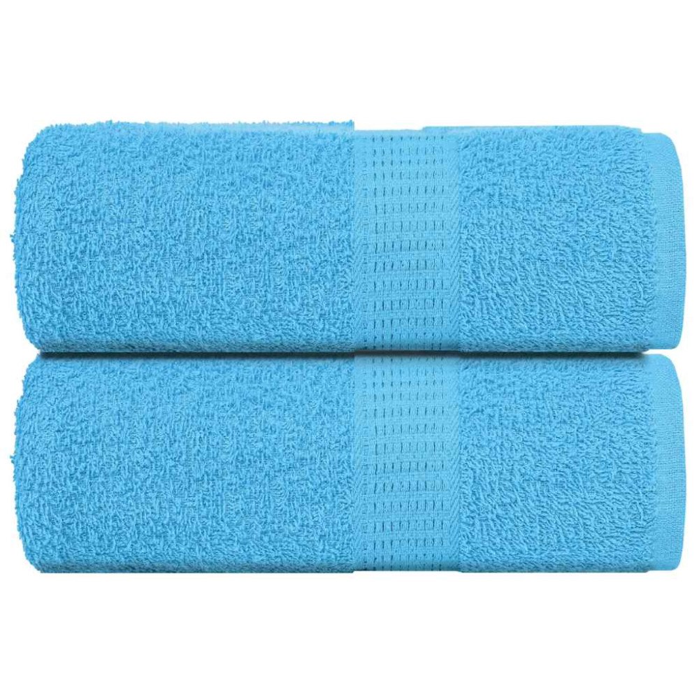 vidaXL Tvätthanddukar 2 st FROGN Turkos 30x30 cm 100% bomull