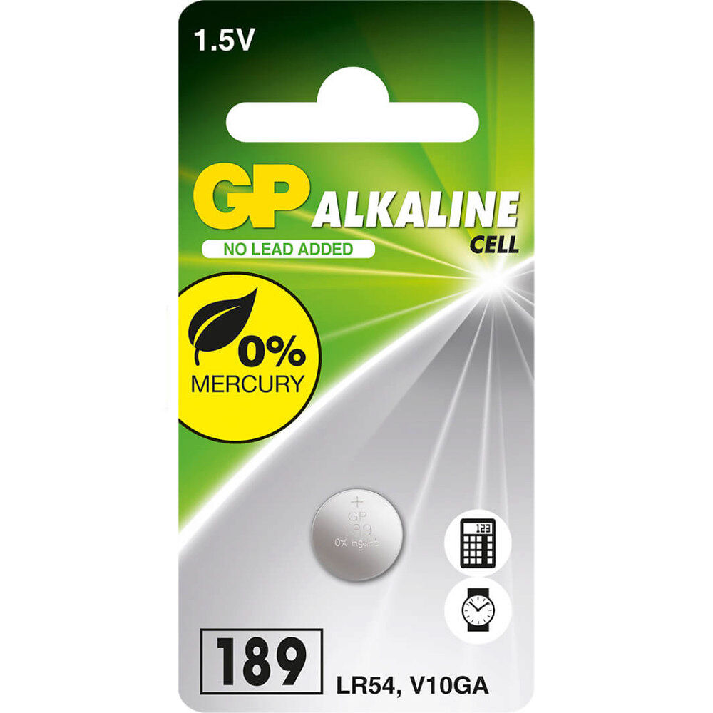 GP Alkaline Coin Cell LR54 189 1-pack