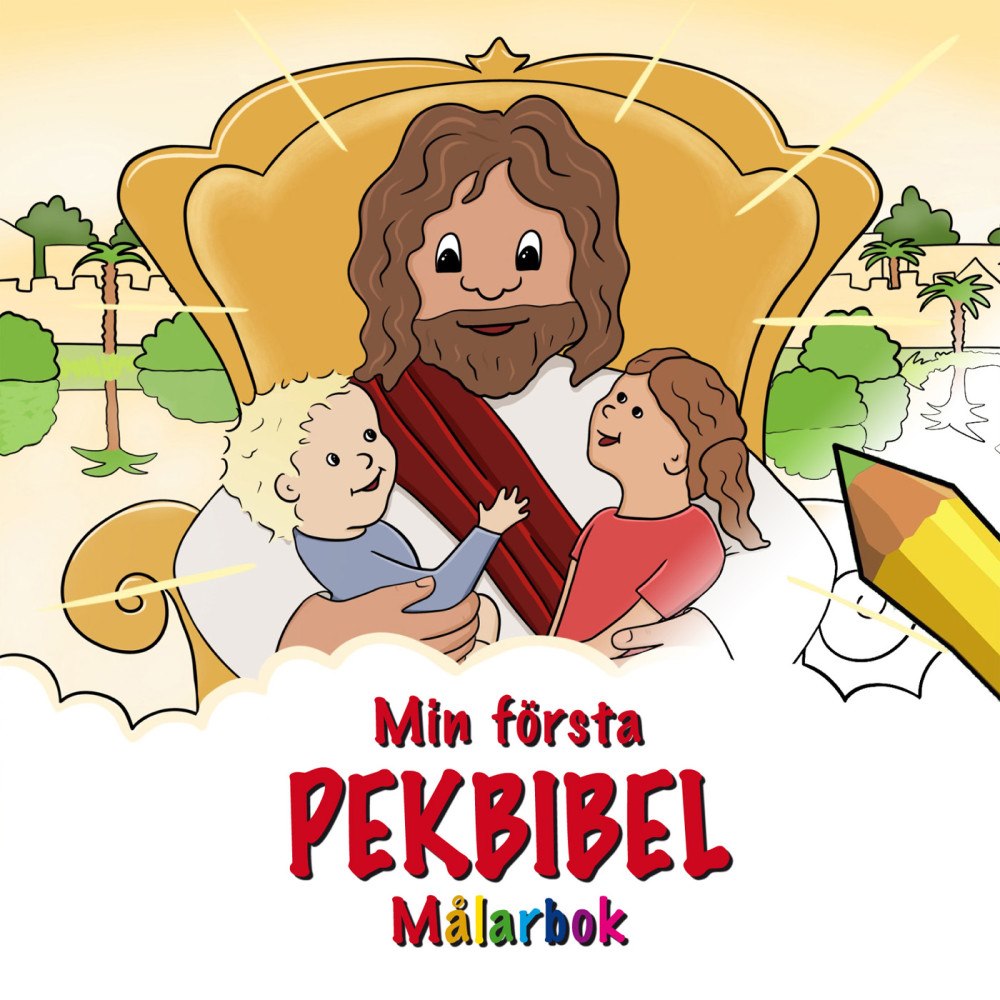 Tony Larsdal Min första pekbibel - målarbok (häftad)