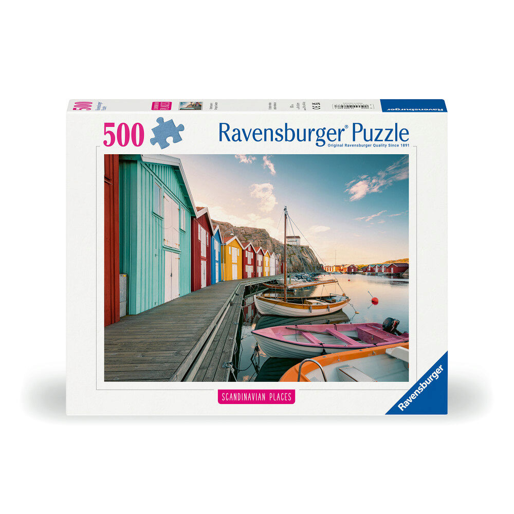 Ravensburger Pussel Boathouse in Smögen, Sweden 500p