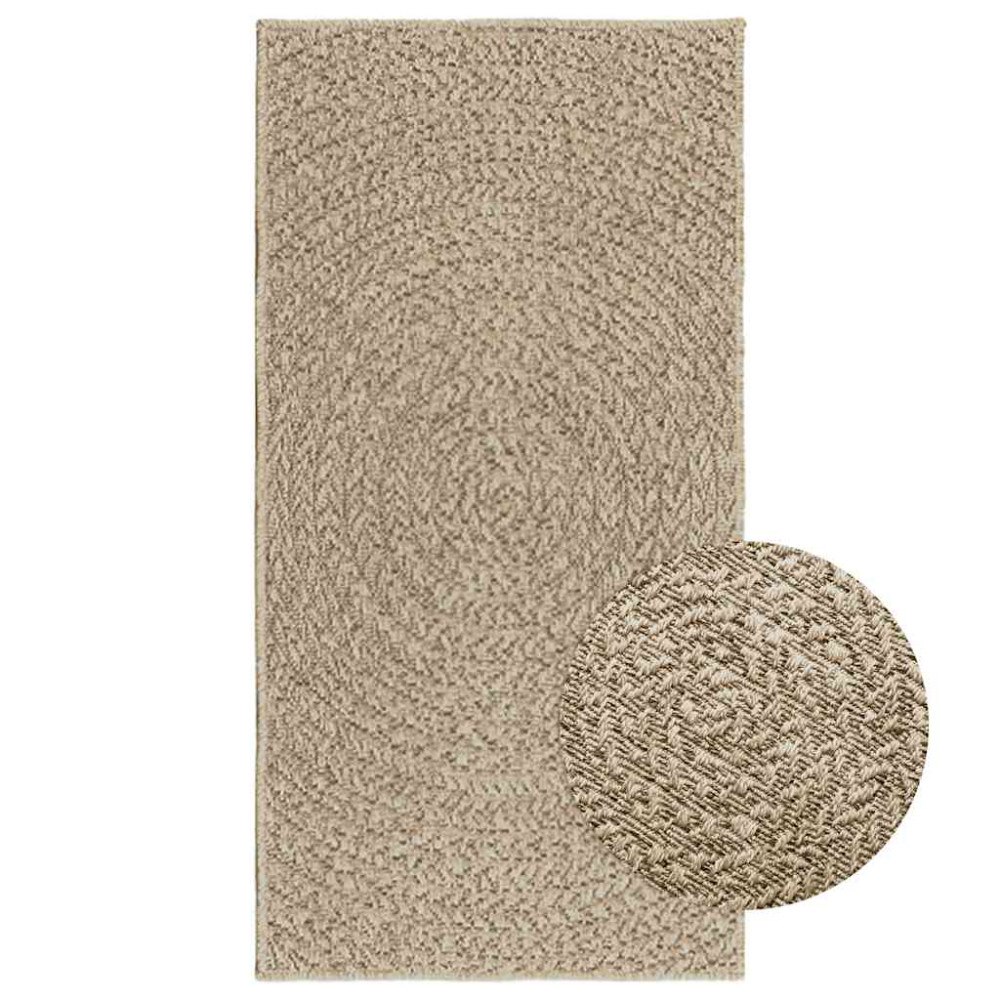 vidaXL Matta ZIZUR beige 60x110 cm jutelook inomhus och utomhus
