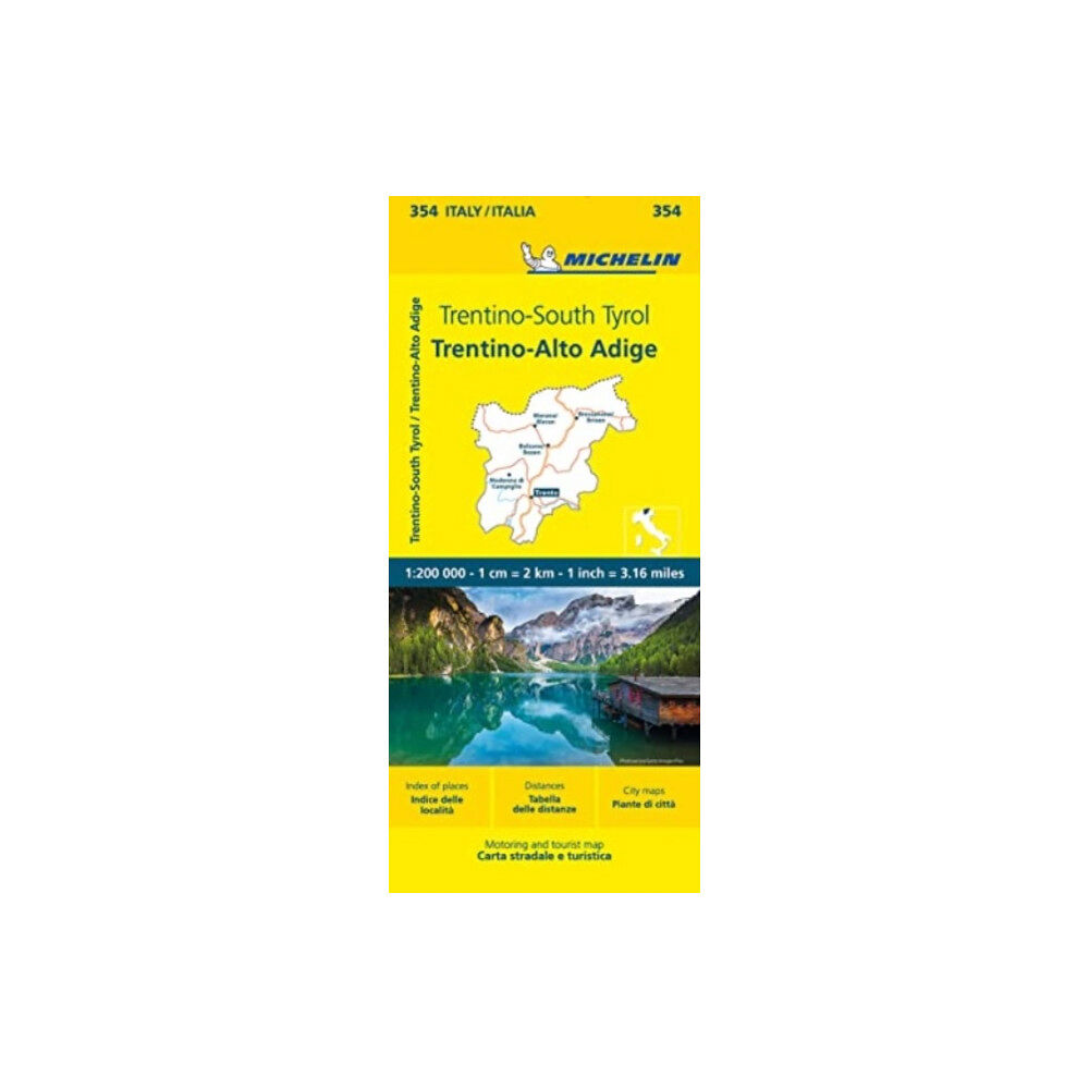 Michelin Editions Des Voyages Trentino - Michelin Local Map 354