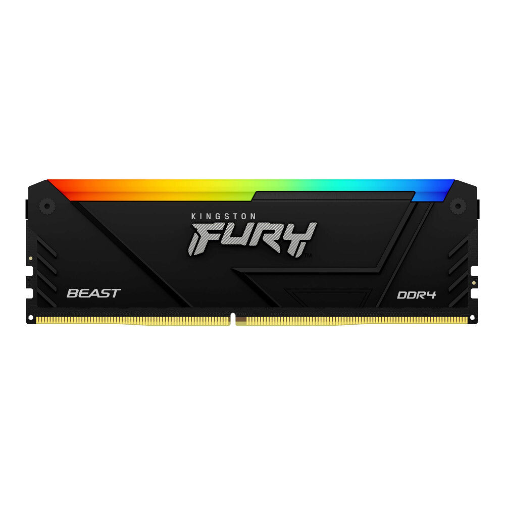 Kingston Technology Kingston FURY Beast RGB - DDR4 - modul - 32 GB - DIMM 288-pin - 1600 MHz / PC4-25600 - ej buffrad