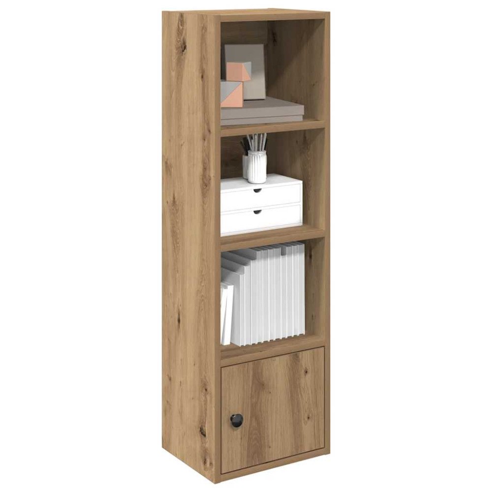 vidaXL Bokhylla artisan ek 31x24x102 cm konstruerat trä