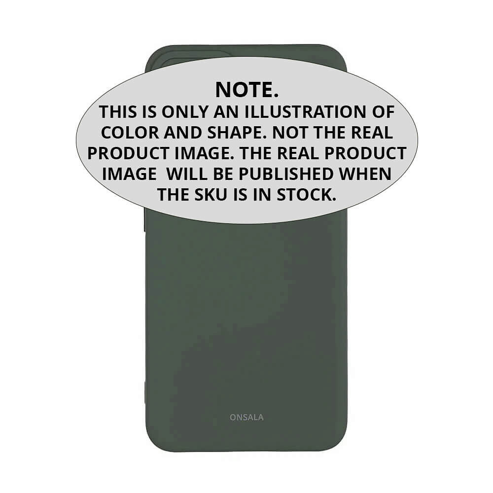 ONSALA Back Silicone Touch Recycled Samsung S25 5G Olive Green