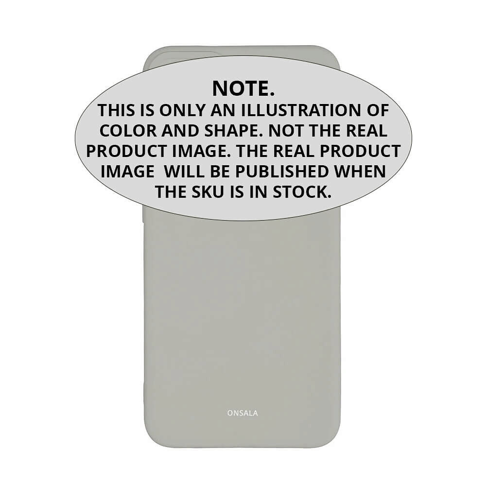 ONSALA Back Silicone Touch Recycled Samsung S25 5G Concrete