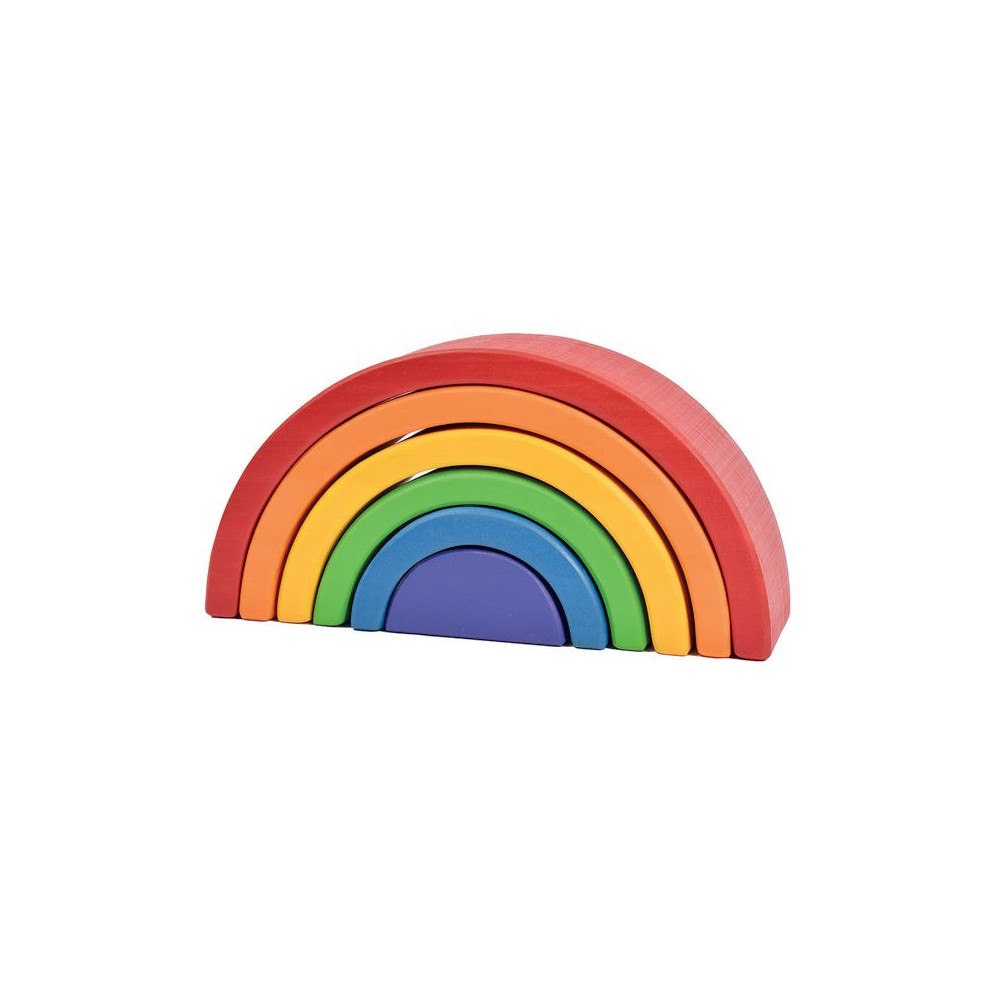 MYPAUZE Regnbågsklossar båge 6 delar