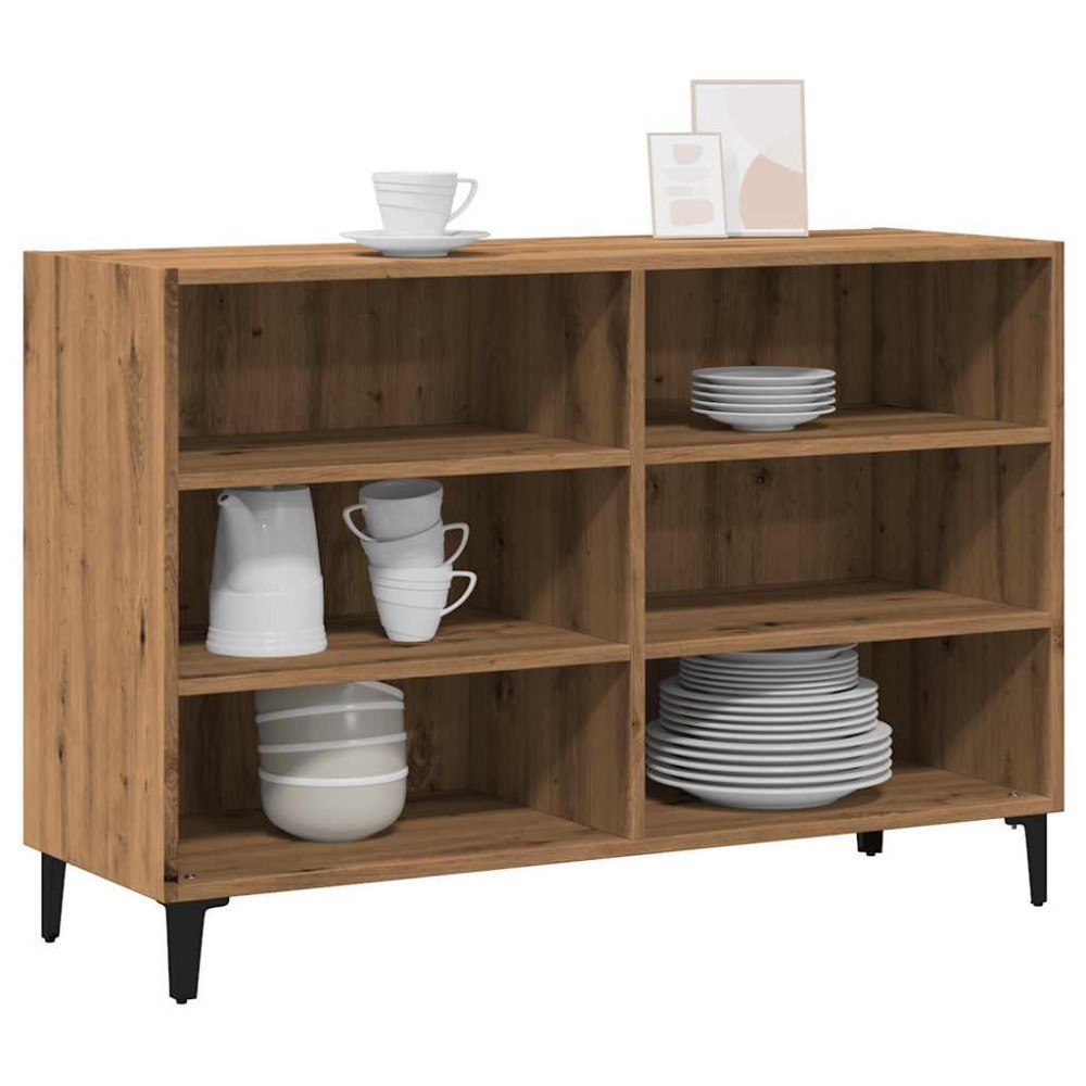 vidaXL Skänk artisan ek 103,5x35x70 cm konstruerat trä