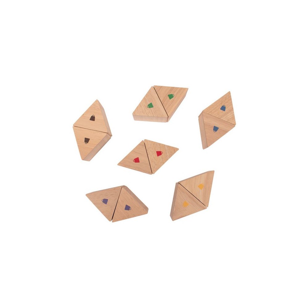 MYPAUZE Viktmemory trä 12-delar