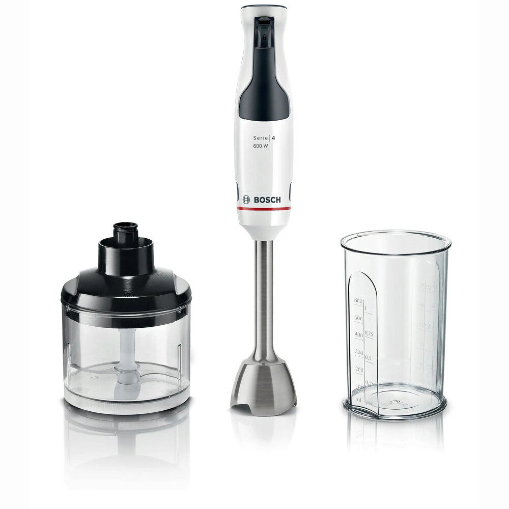 Bosch Stavmixer paket MSM4W220 inkl bunke & mini hack 800Watt