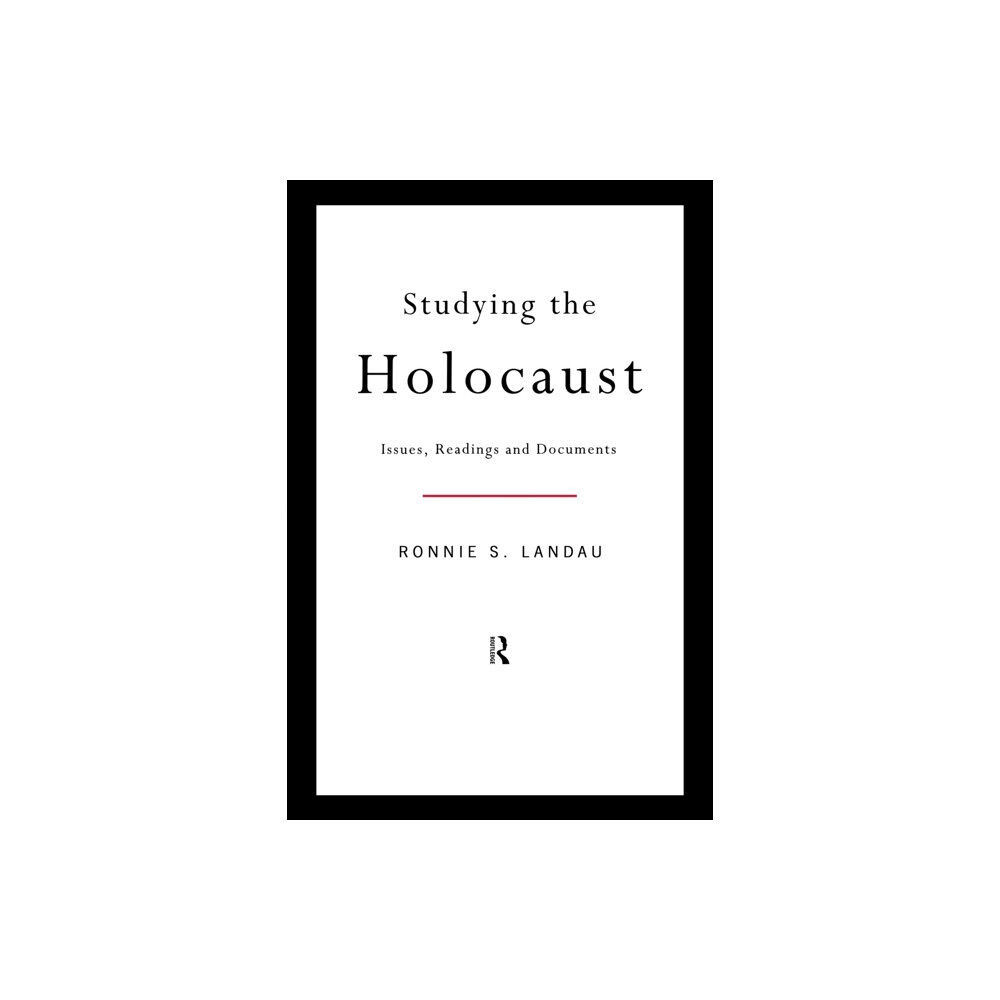 Taylor & francis ltd Studying the Holocaust (häftad, eng)