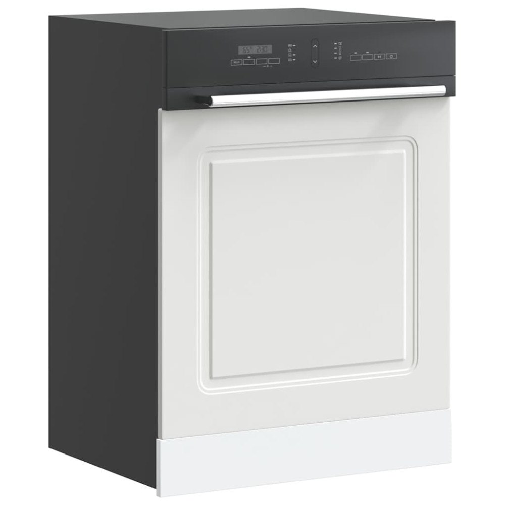 vidaXL Diskmaskinspanel Kalmar vit 60x1,5x67 cm konstruerat trä