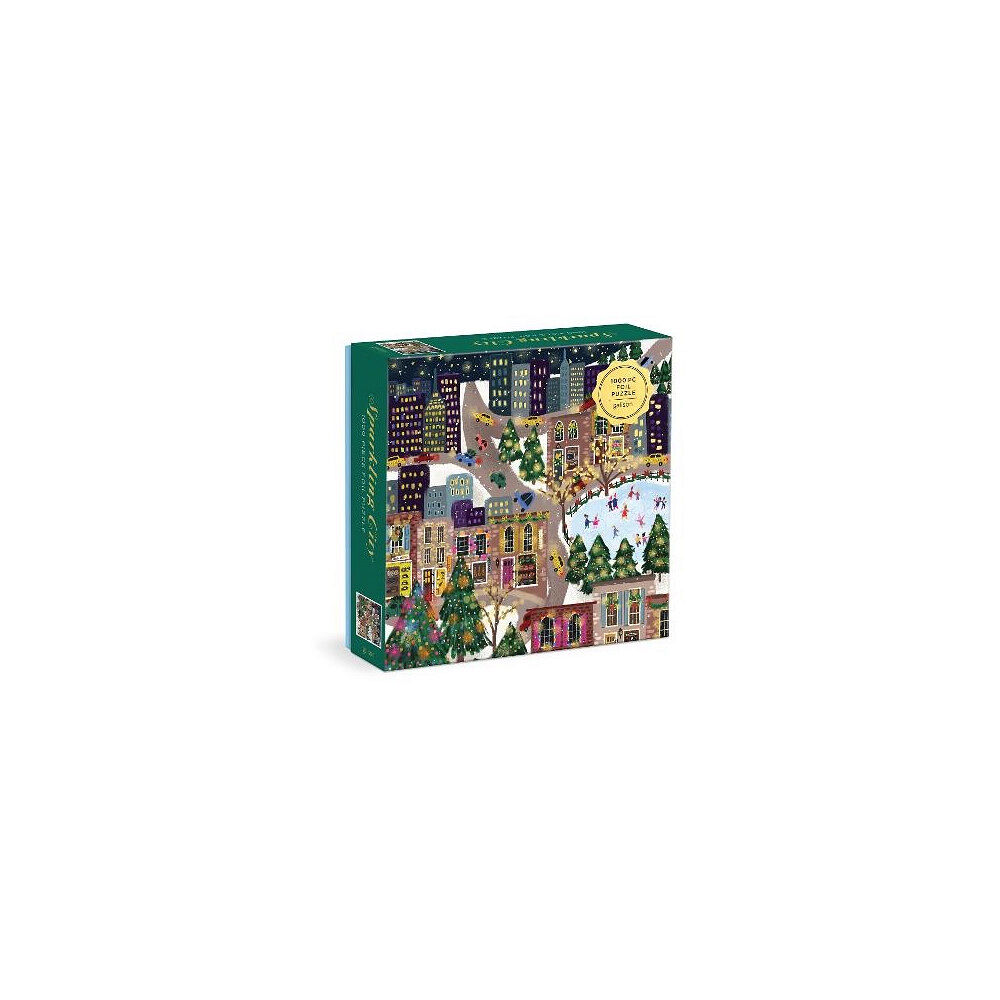 MacMillan Ltd NON Books Joy Laforme Sparkling City 1000 Piece Foil Puzzle In a Square Box (bok, eng)