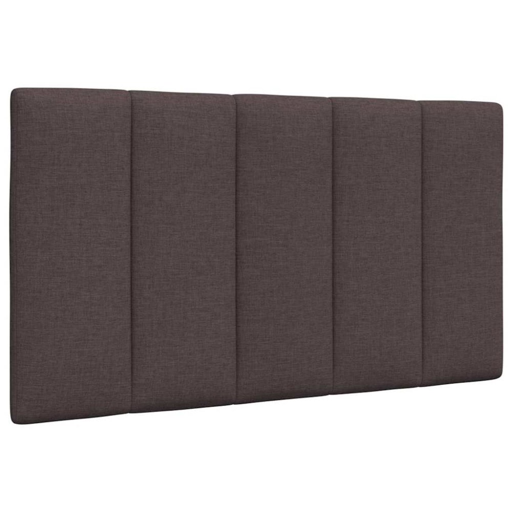 vidaXL Dyna till huvudgavel mörkbrun 80 cm tyg