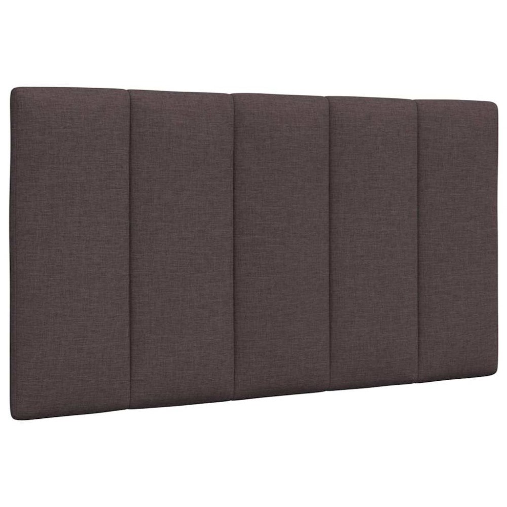 vidaXL Dyna till huvudgavel mörkbrun 90 cm tyg